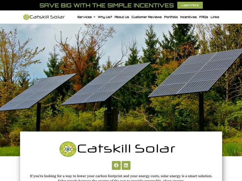 Catskill Solar website design