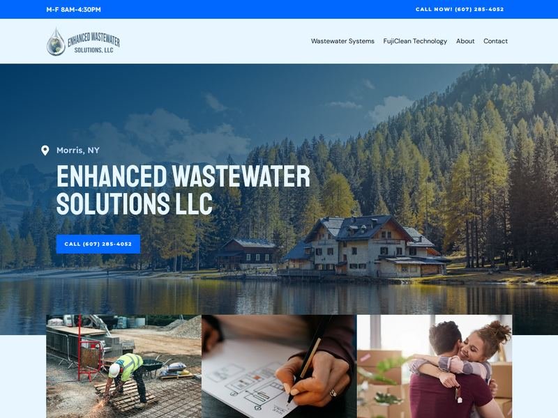 Enhanced Wastewater Solutions LLC website design