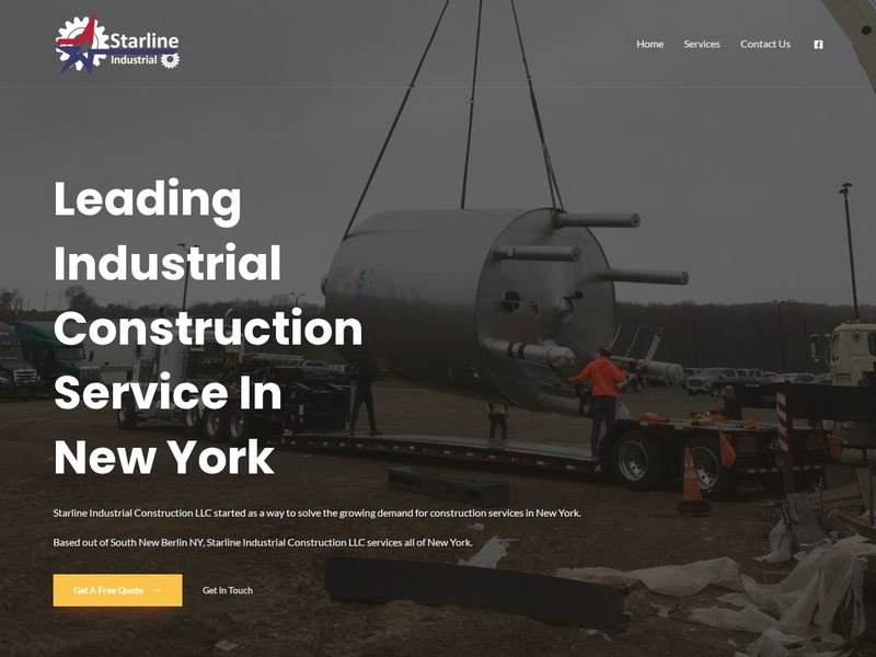 Starline Industrial LLC website design